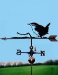 Jenny Wren Orbital Weathervane